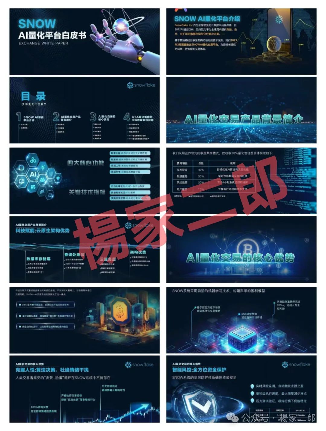 【SNOW量化ai】又一个类似“鑫慷嘉”的跟单类资金盘骗局！