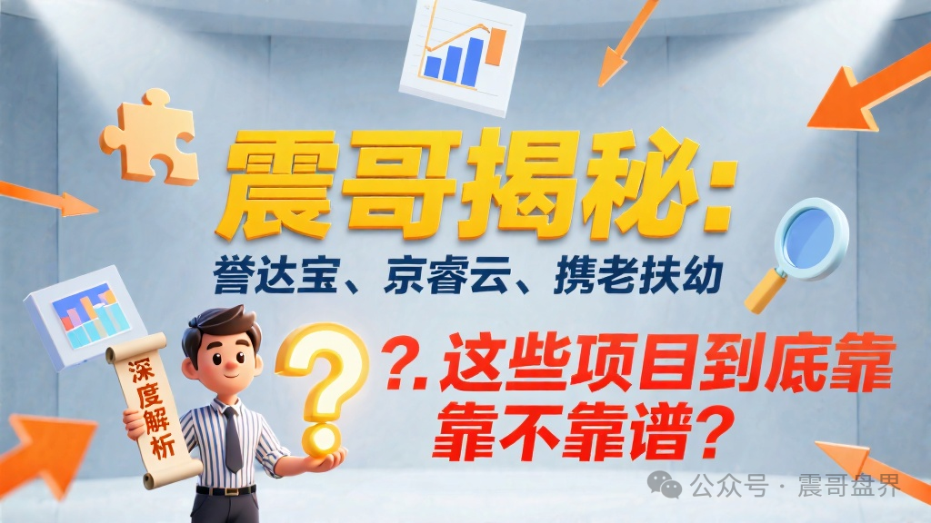揭秘：誉达宝、京睿云、携老扶幼这些项目到底靠不靠谱？