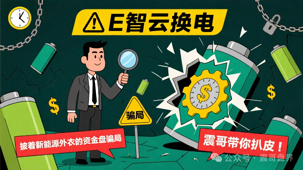 E智云换电：披着新能源外衣的资金盘骗局，震哥带你扒皮！