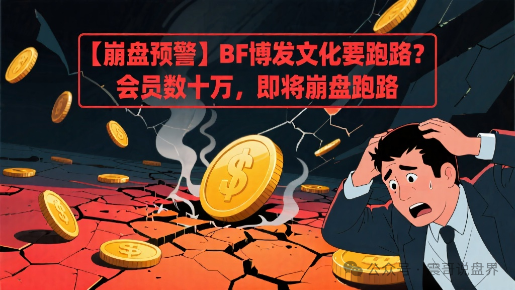 【崩盘预警】BF博发文化要跑路？会员数十万，即将崩盘跑路