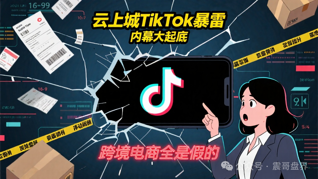 【云上城TikTok】暴雷内幕大起底，跨境电商全是假的！
