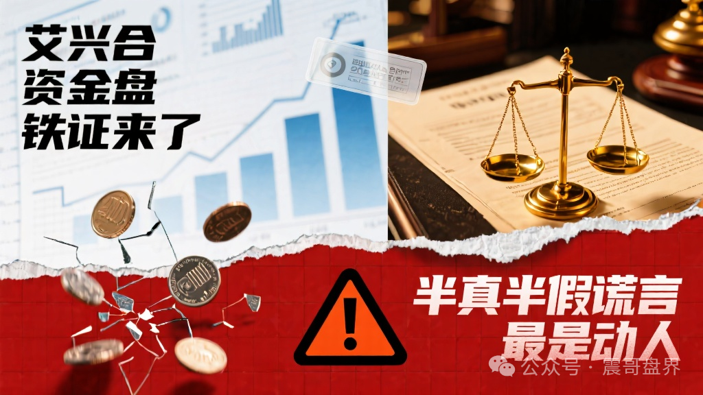 【艾兴合】资金盘铁证来了，半真半假谎言最是动人！