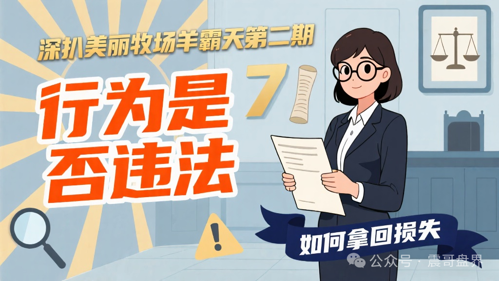 深扒美丽牧场羊霸天第二期，行为是否违法，如何拿回损失！