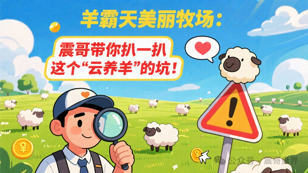 带你扒一扒【羊霸天美丽牧场】这个“云养羊”的坑！