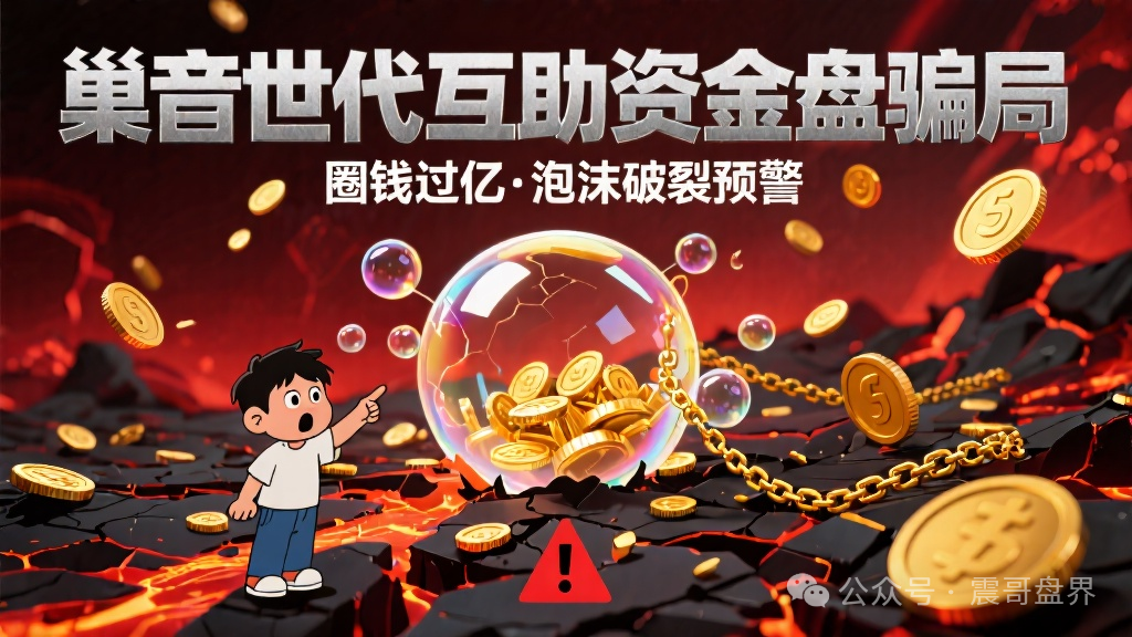 巢音世代互助资金盘骗局，圈钱过亿，泡沫过大，即将崩盘