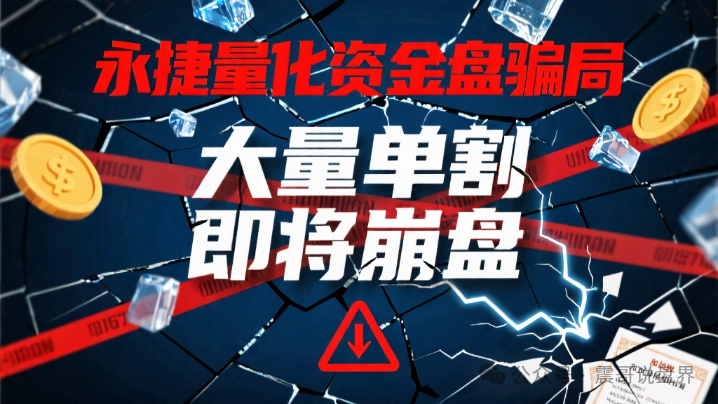 【永捷量化（永捷私募）】资金盘骗局预警，大量单割，即将崩盘！