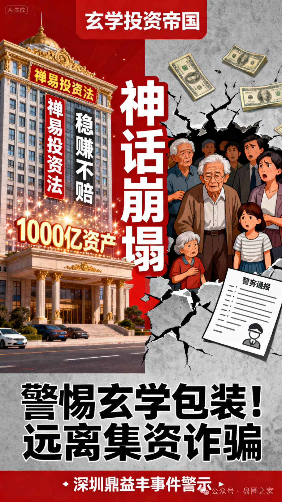 【深圳鼎益丰】暴雷：一场用 “玄学” 包装的千亿骗局，50 万投资者血本无归