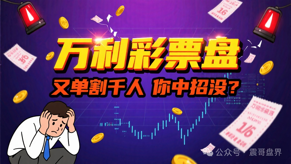 【万利国际】彩票盘：又单割了一千多人，你中招没？